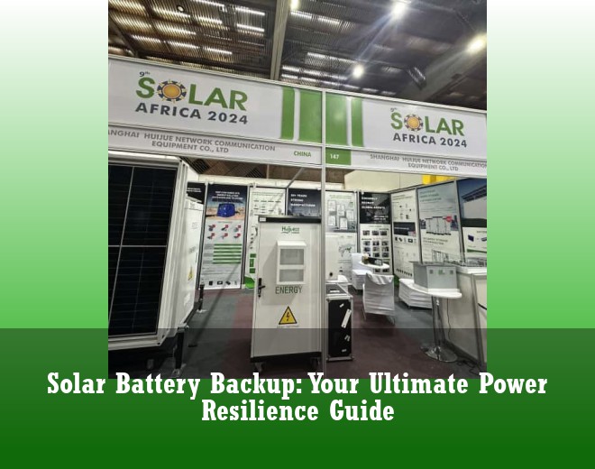 Solar Battery Backup: Your Ultimate Power Resilience Guide
